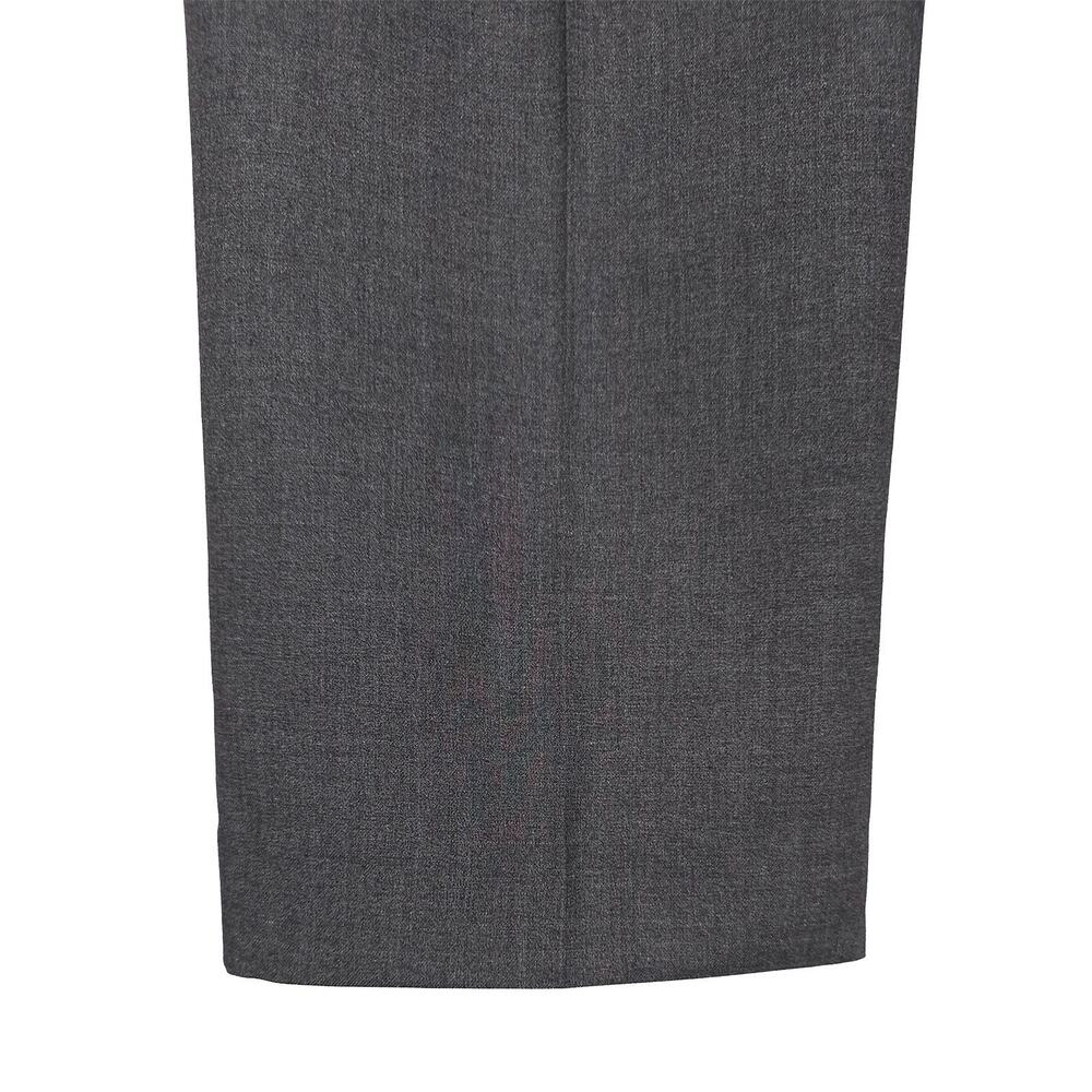 Perry Ellis Mens Slim Fit Dress Pants 36x29 Alloy Grey Solid Stretch Micro Twill - Picture 9 of 13